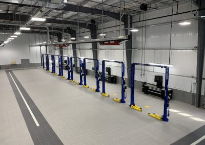 Colonial Mazda Service Bays with Lifts